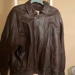 New Zealand vintage black leather jacket